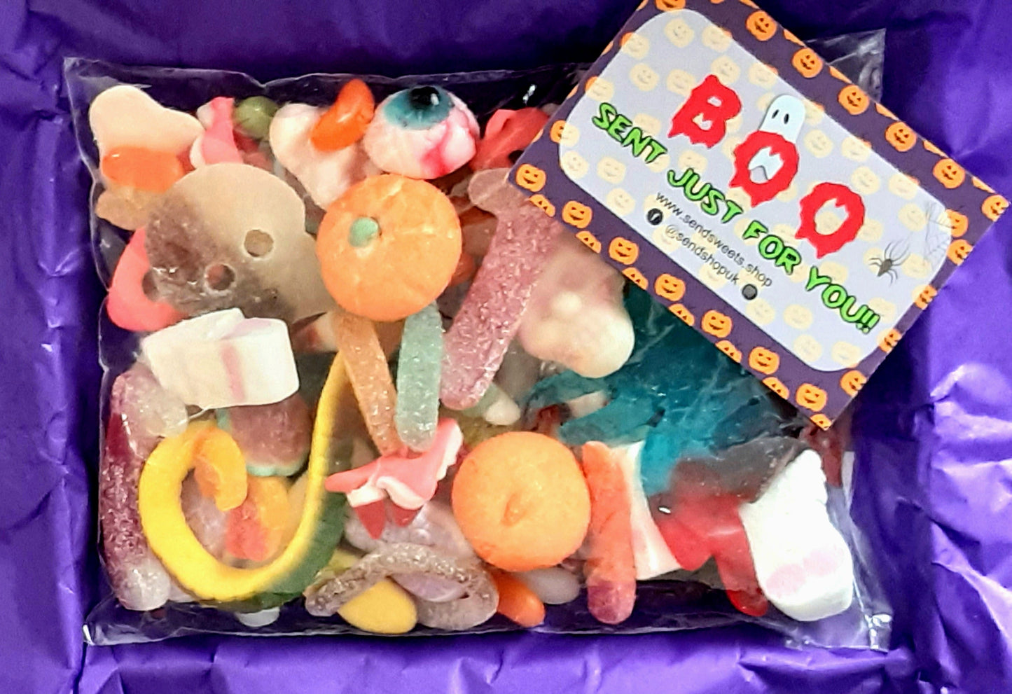Mixed Halloween Sweetbox, Pick and Mix Halloween Sweets - Regular 250g