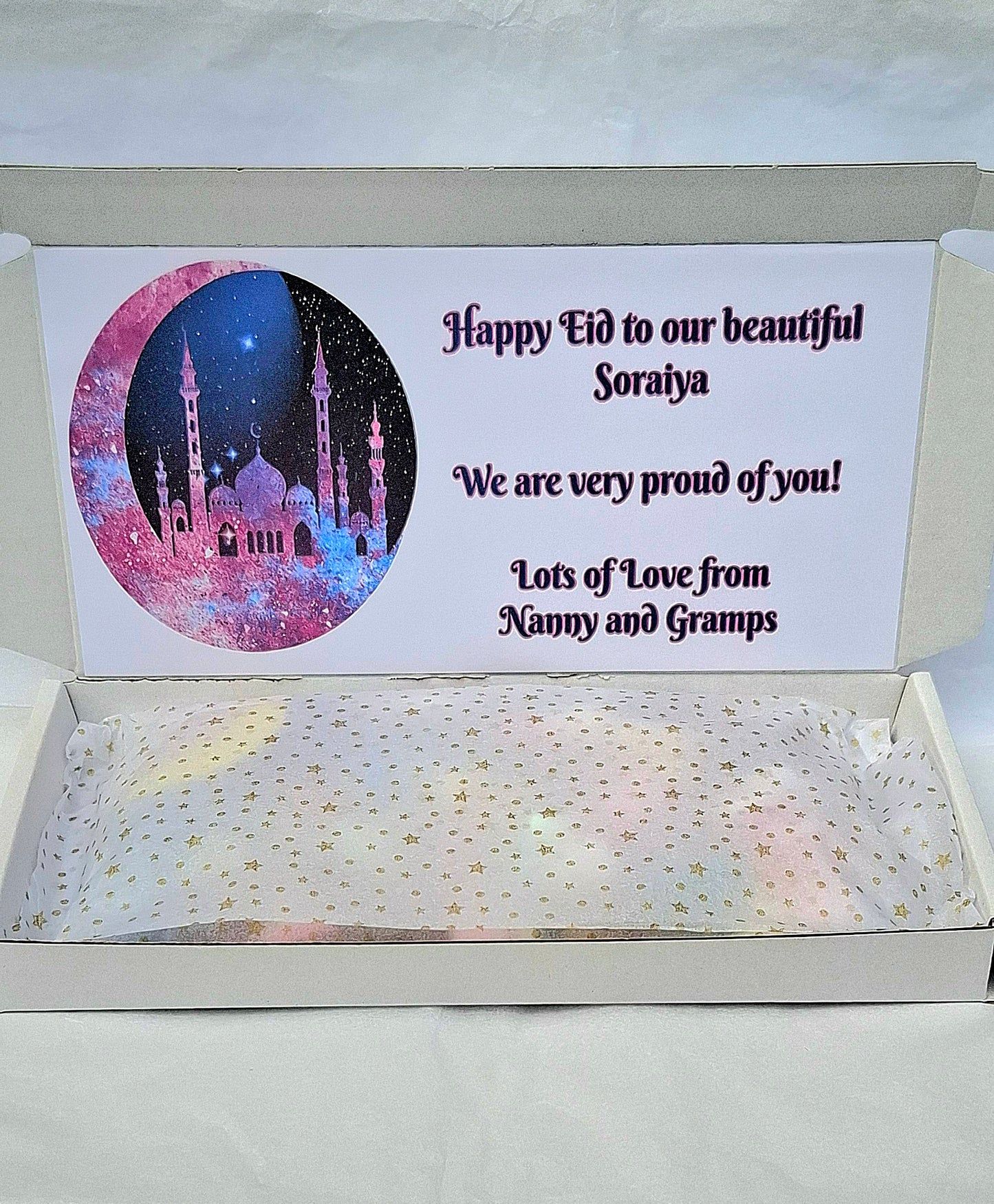 Personalised Halal Sweets Eid Gift (250g)