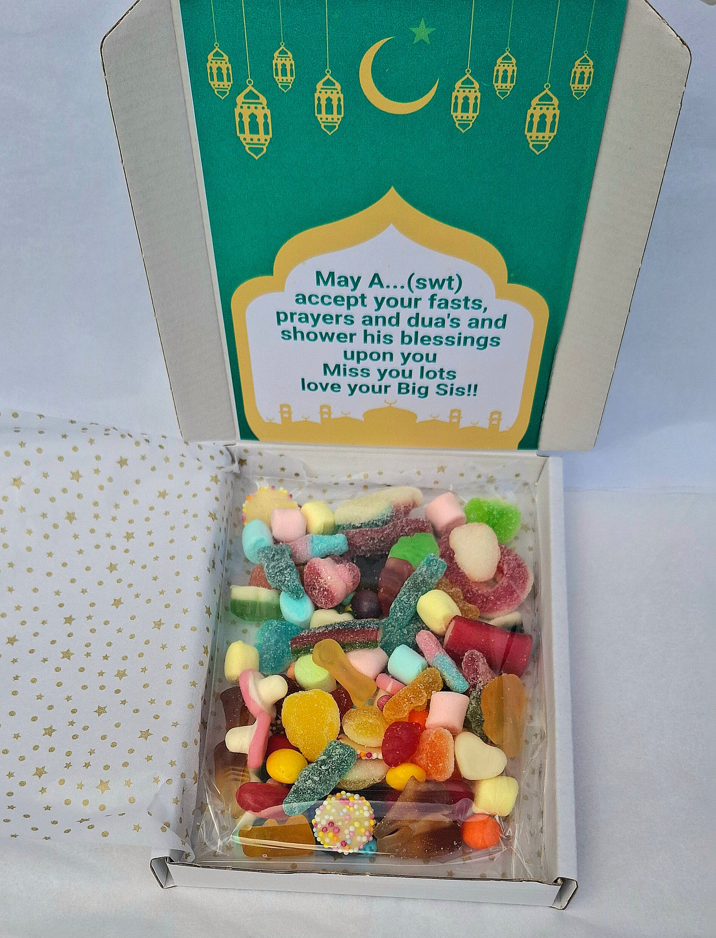 Personalised Halal Sweets Eid Gift (150g)
