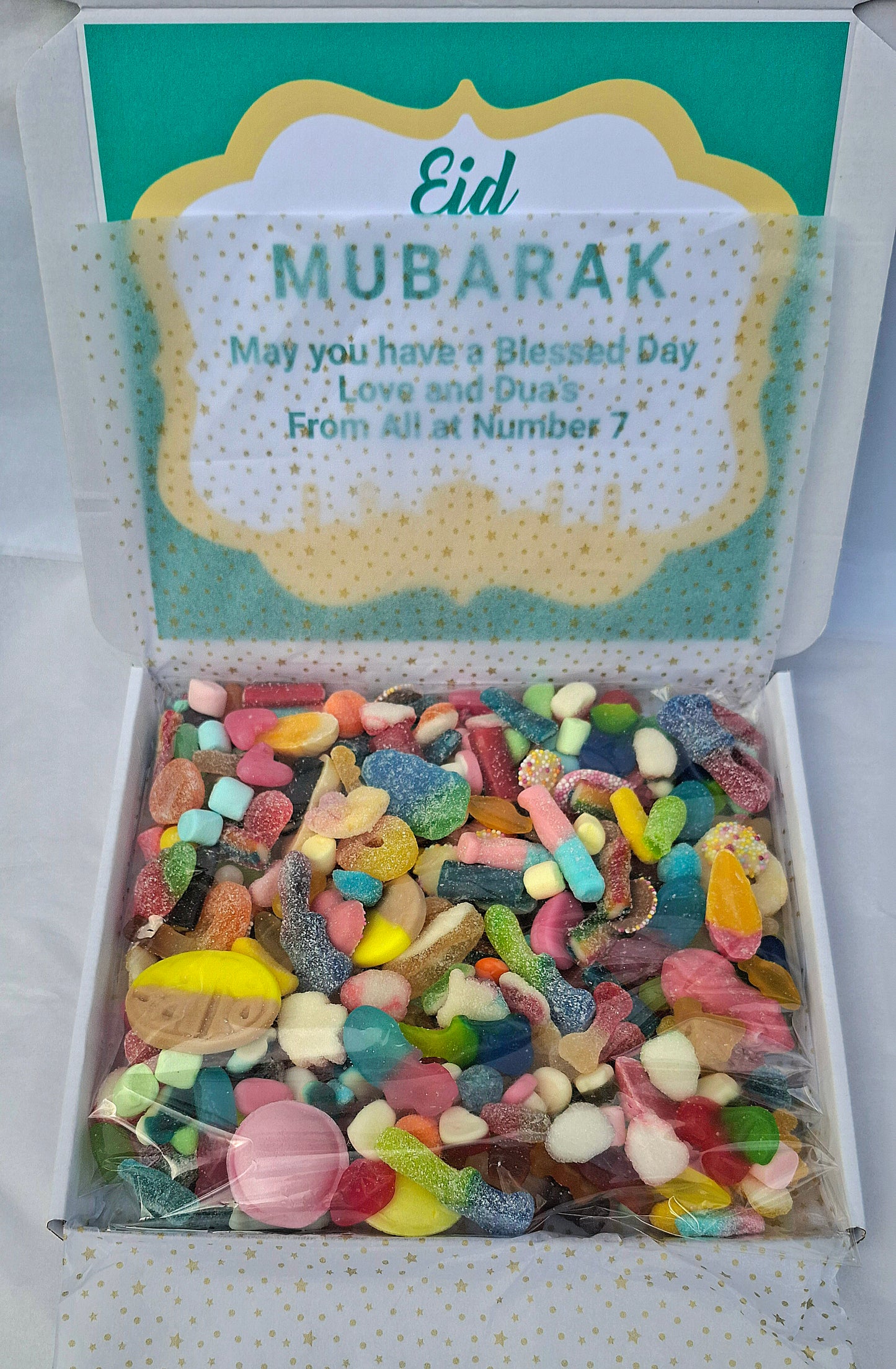 Personalised Halal Sweets Eid Gift (1kg)