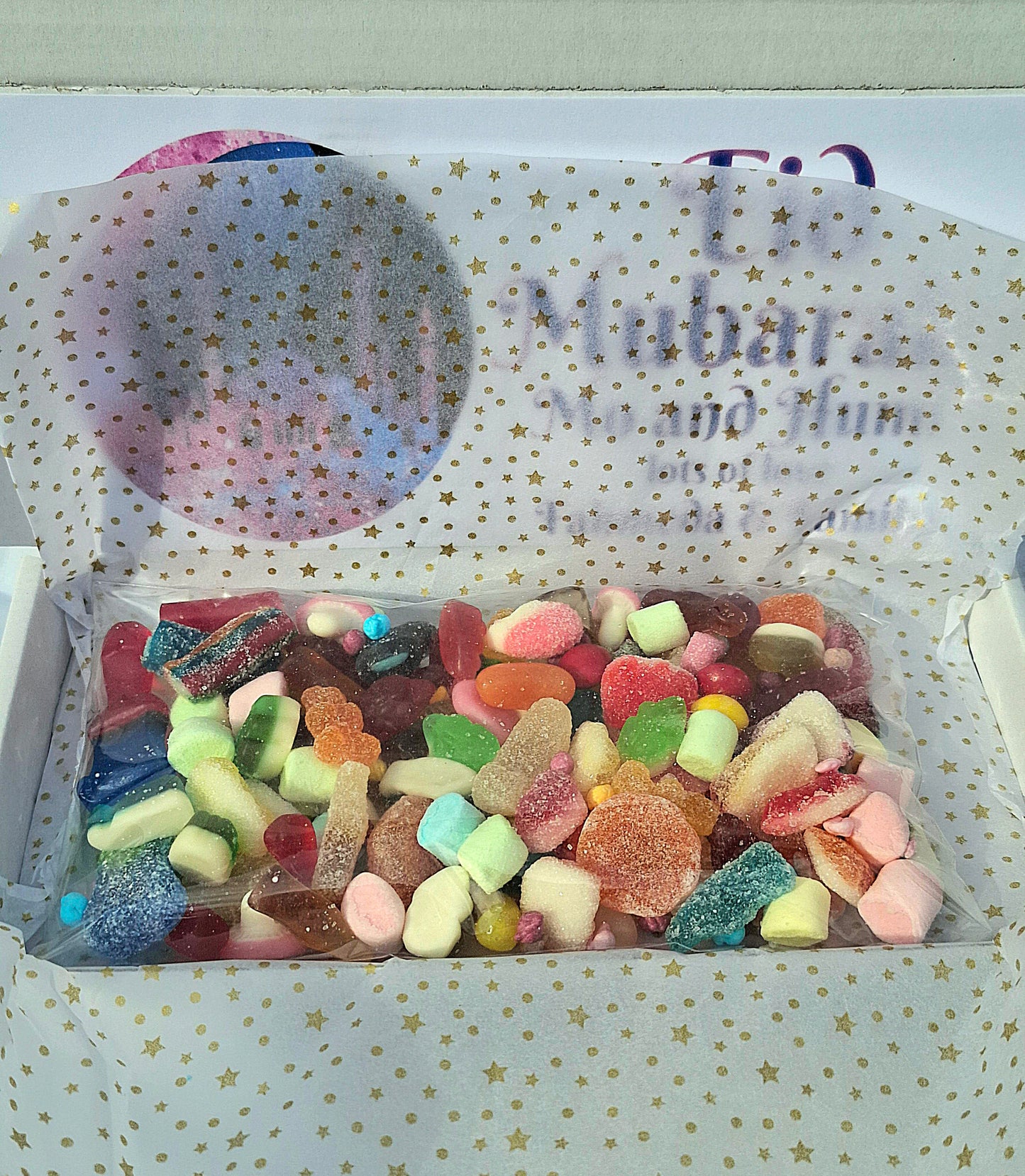 Personalised Halal Sweets Eid Gift (250g)