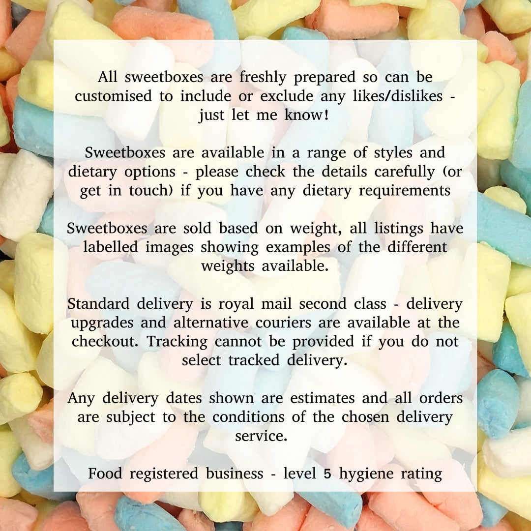 Fathers Day Blue Sweets Letterbox Pick and Mix Sweets (150g)