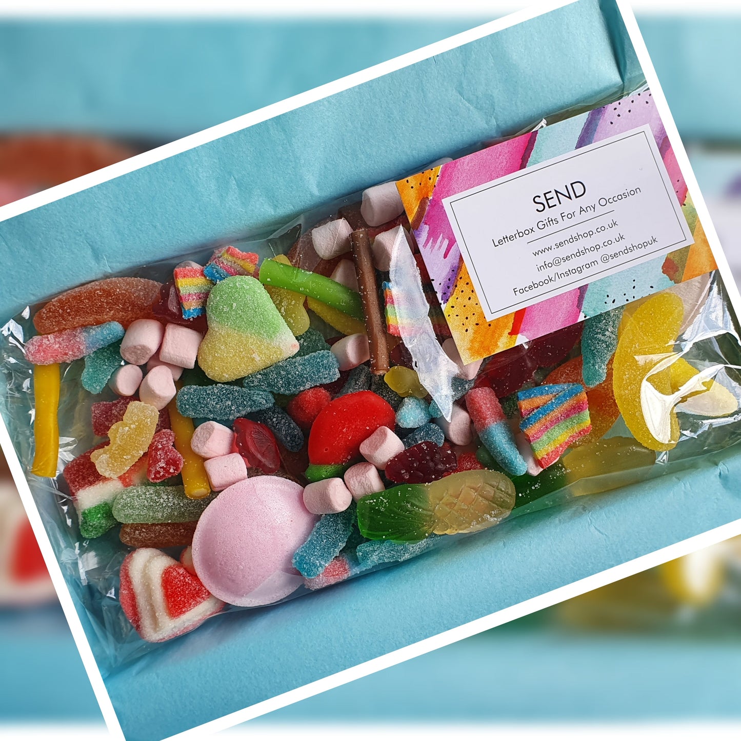 Mixed Halal Pick and Mix Sweet Box, Letterbox Sweets (250g)