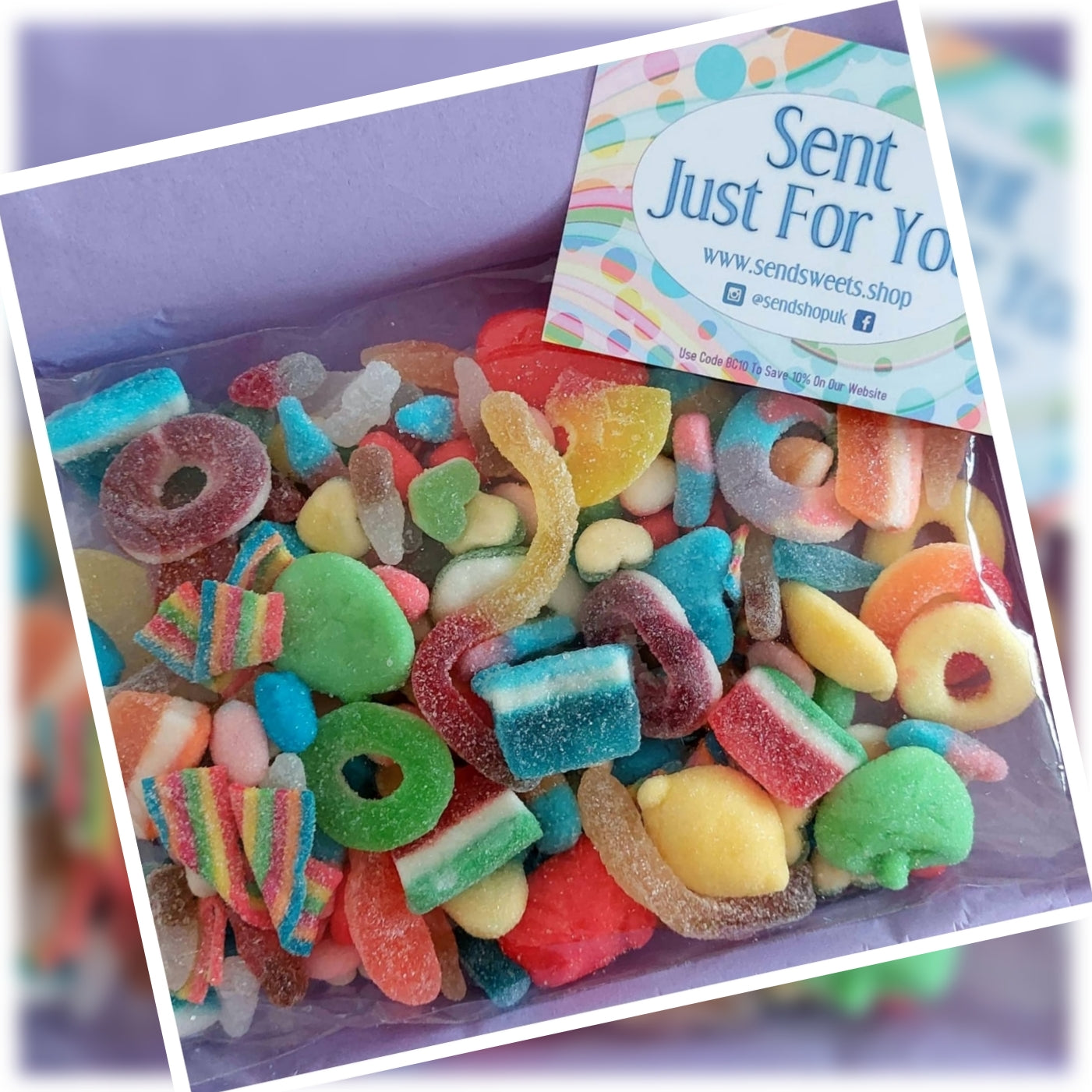 Fathers Day Fizzy Sweets Letterbox Pick and Mix Sweets (250g)