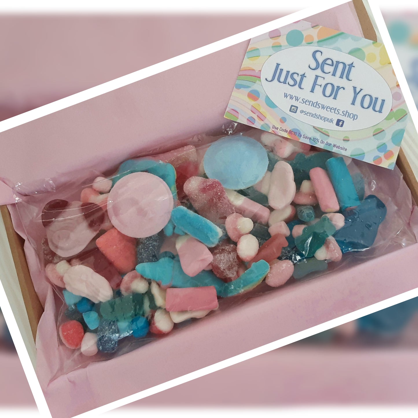 2 Colour Custom Mix Sweet Box (250g)