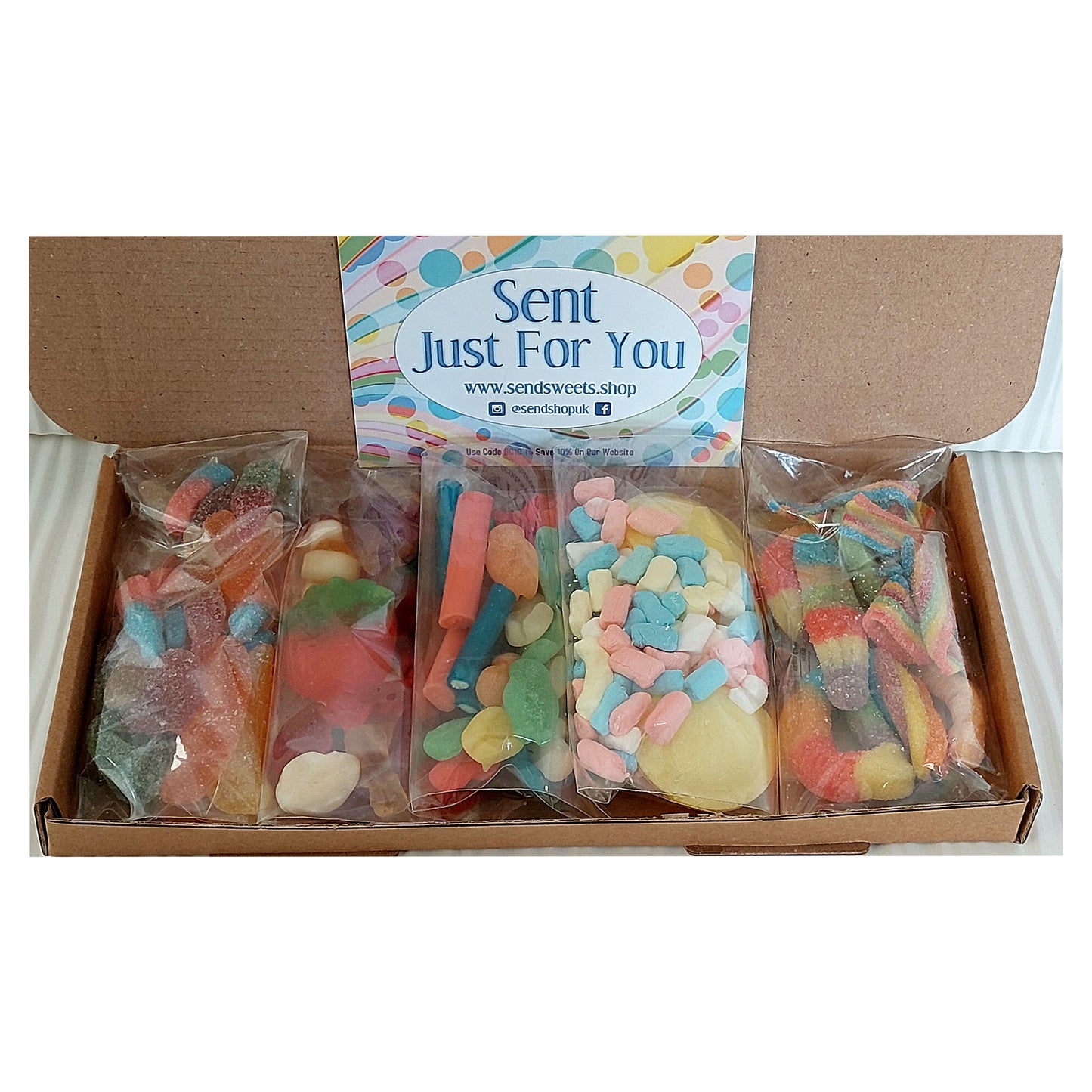 Halal Pick and Mix Sweet Box, Letterbox Sweets (400g)