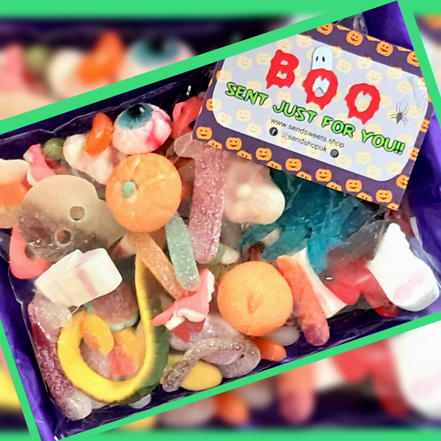 Mixed Halloween Sweetbox, Pick and Mix Halloween Sweets - Regular 250g