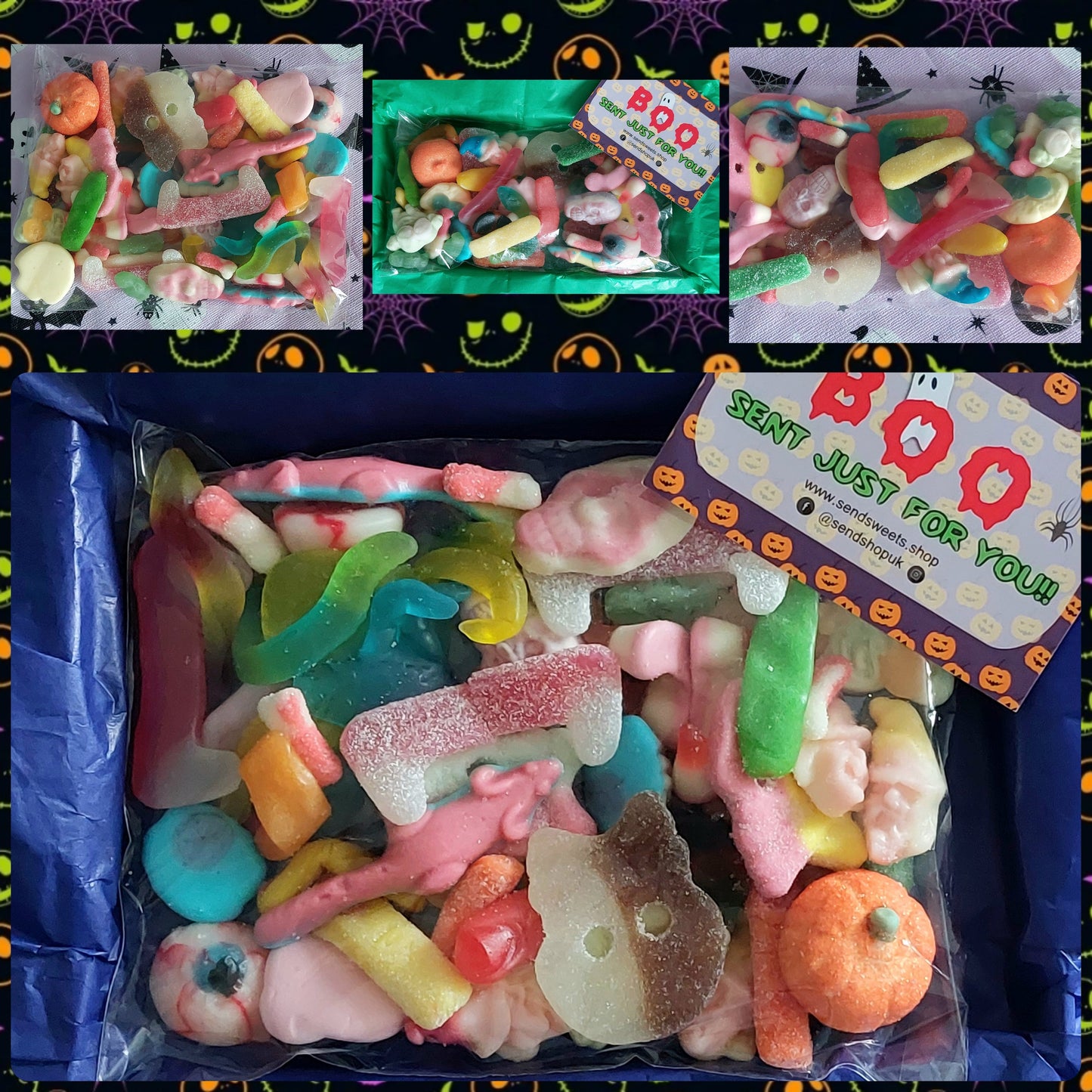 Mixed Halloween Sweetbox, Pick and Mix Halloween Sweets - Regular 250g