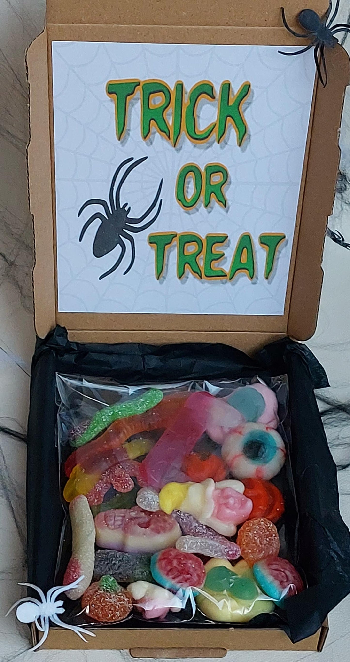 Trick or Treat Personalised Halloween Sweet Gift, Pick and Mix Letterbox Sweets, Candy Mix, Personalised Sweets, Customised Sweets,