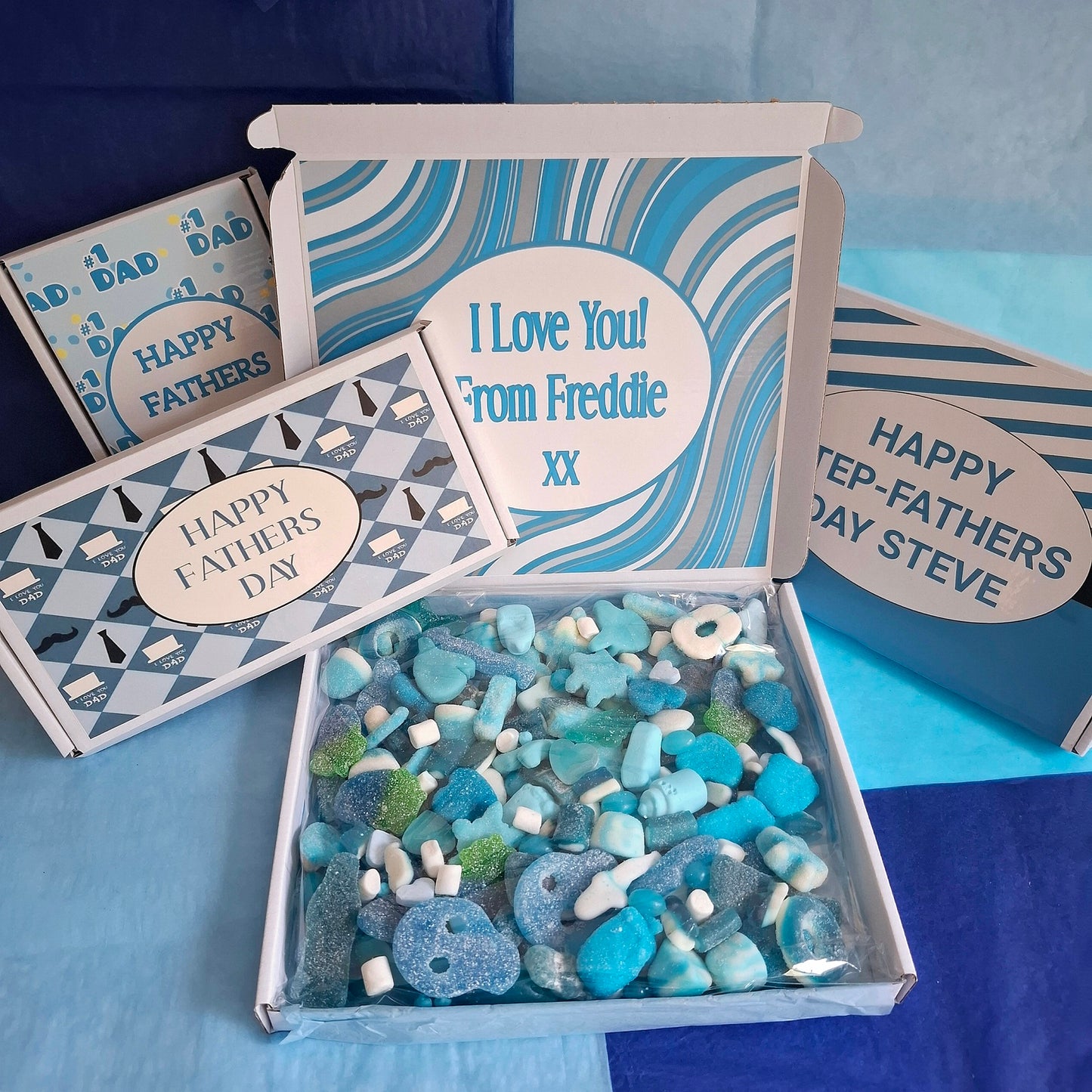 Personalised Fathers Day Sweet Box (700g)