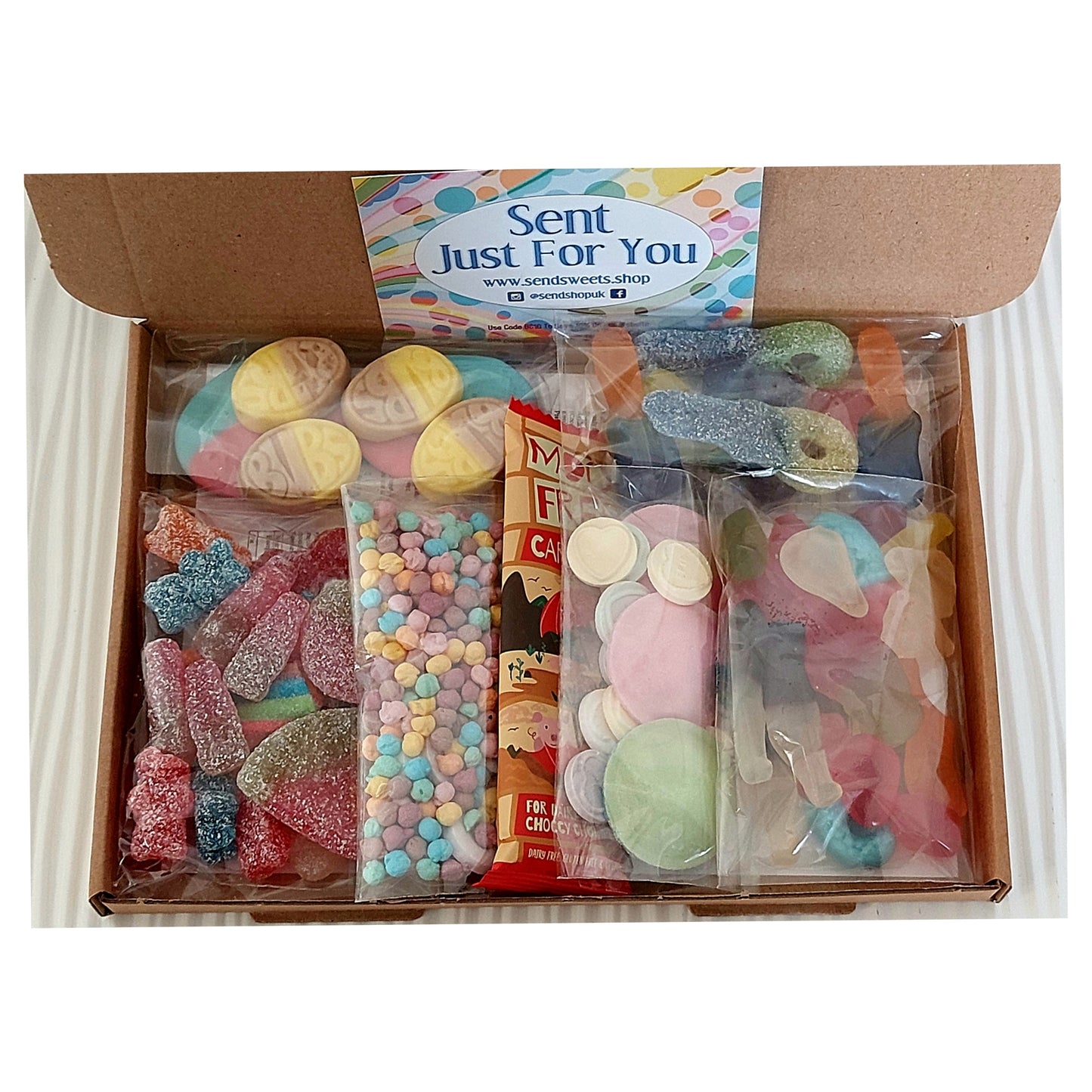 Vegan Pick and Mix Sweet Box, Letterbox Sweets (150g)