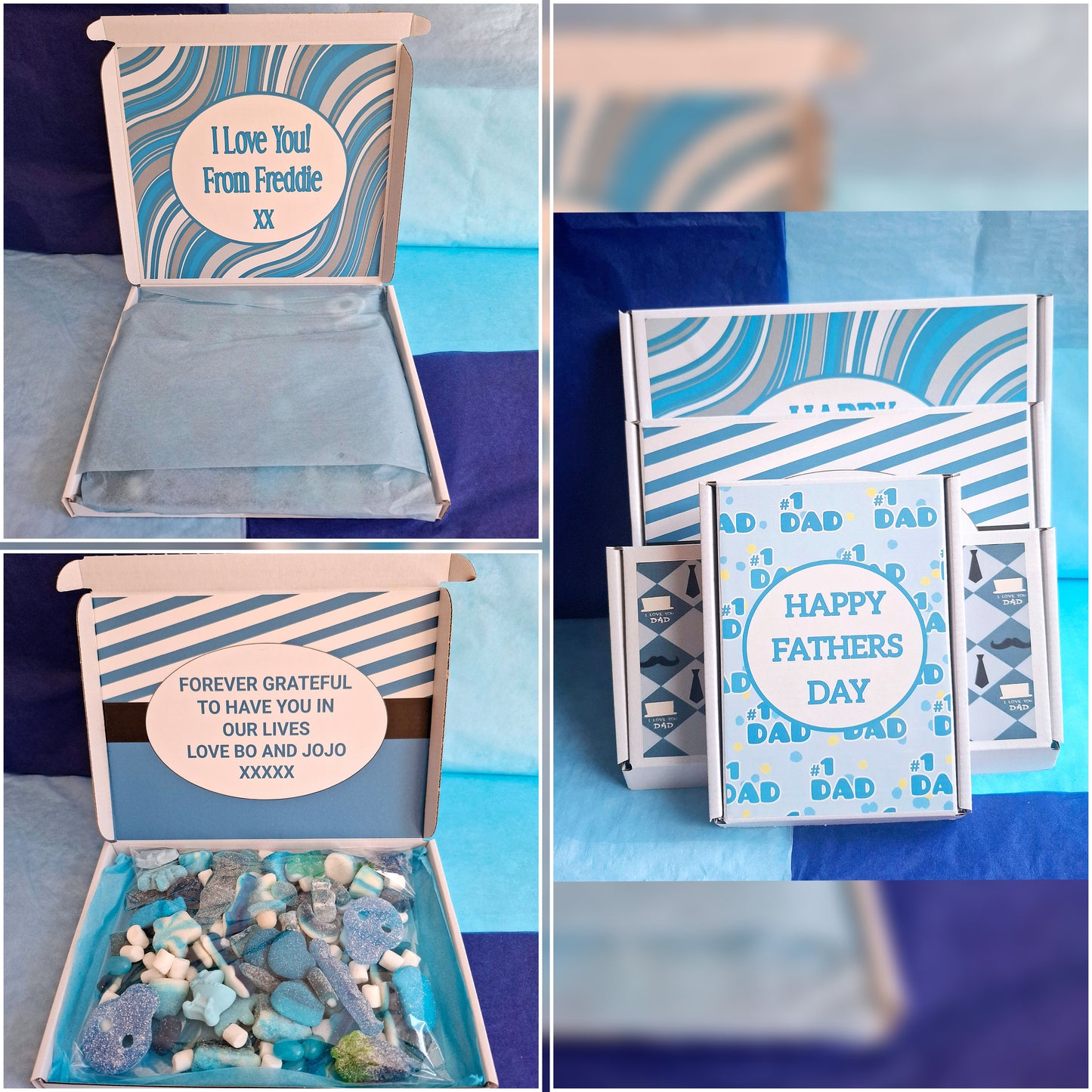 Personalised Fathers Day Sweet Box (700g)