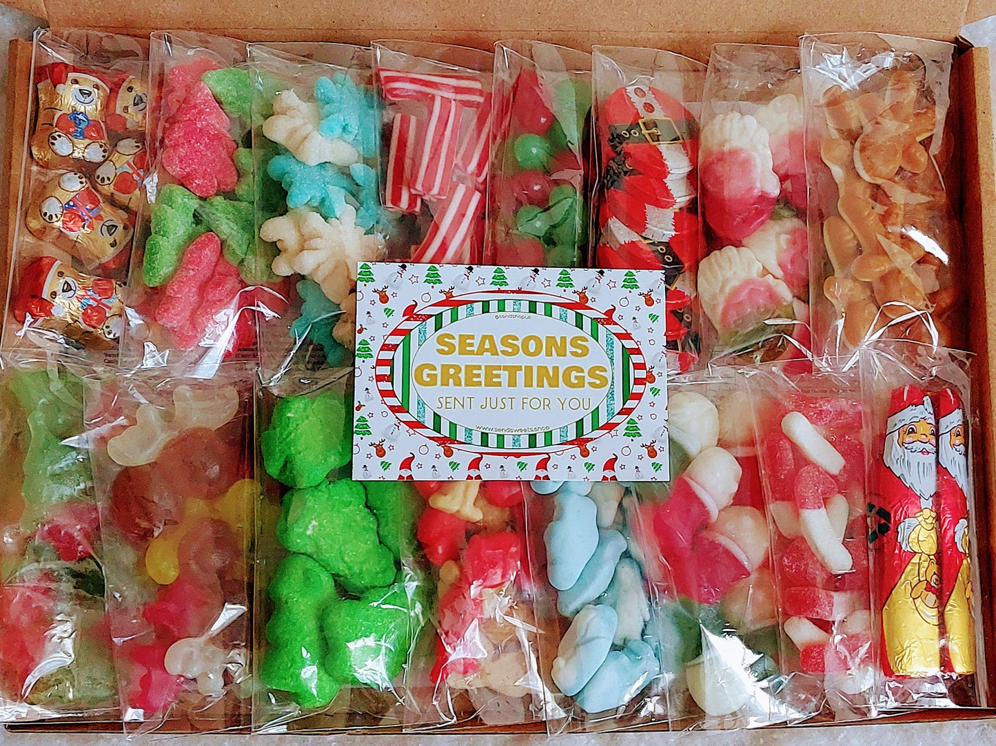 Christmas Sweets 1kg Mega Box Letterbox Pick and Mix Sweets